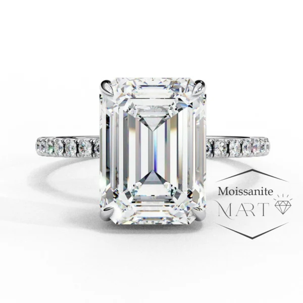 925 ٍ Silver Moissanite Rings for Women Ladies (1)