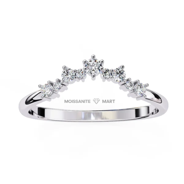 Moissanite Band 925 Silver - Moissanite Diamond Ring (10)