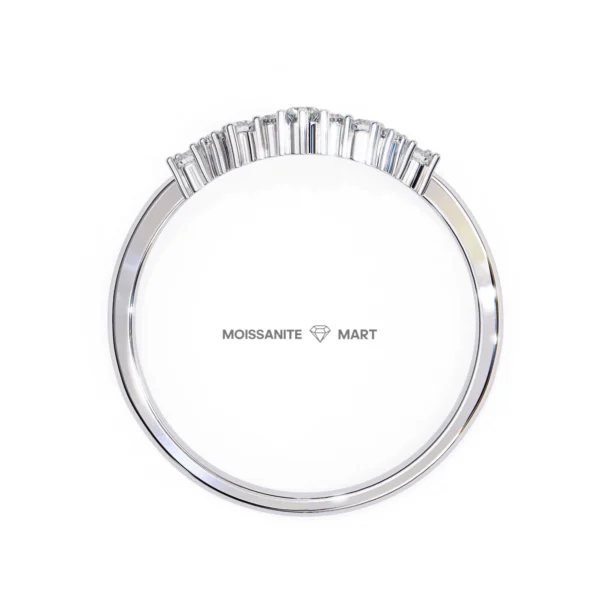 Moissanite Band 925 Silver - Moissanite Diamond Ring (8)