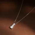 Moissanite Necklace Moissanite Diamond Pendant GRA Certified