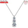 Moissanite Necklace Moissanite Diamond Pendant GRA Certified