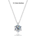 Moissanite Necklace Pendant for Ladies - GRA Moissanite Diamond (1)