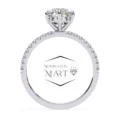 Dazzling Pear Shape Moissanite Diamond Ring for ladies (1)