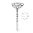 Dazzling Pear Shape Moissanite Diamond Ring for ladies (5)