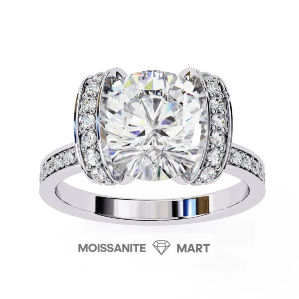 Luxury Vip Moissanite Diamond Ring in 925 Silver (3)