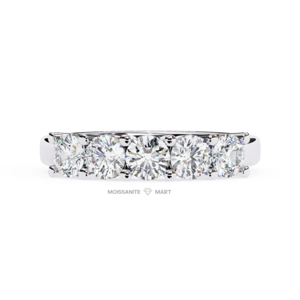Moissanite Band 925 Silver - Moissanite Diamond Ring (10)