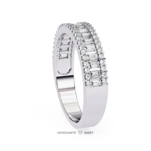 Moissanite Band 925 Silver - Moissanite Diamond Ring (10)