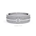 Moissanite Band 925 Silver - Moissanite Diamond Ring (10)