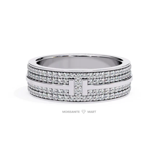 Moissanite Band 925 Silver - Moissanite Diamond Ring (10)