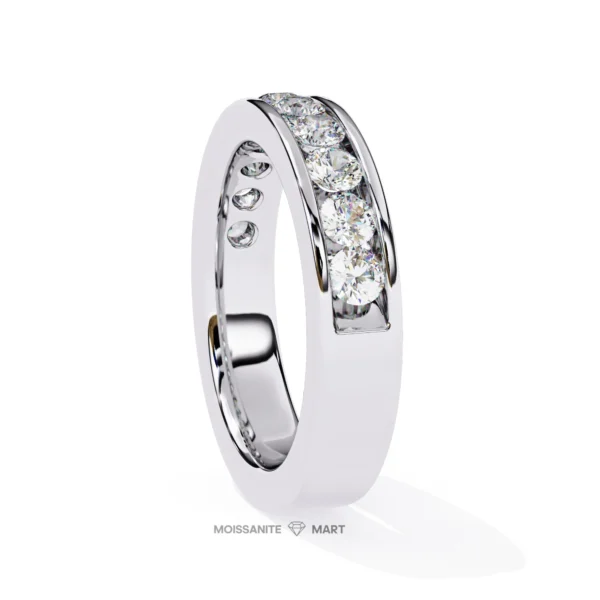 Moissanite Band 925 Silver - Moissanite Diamond Ring (10)