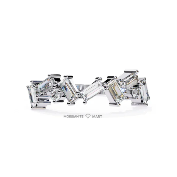 Moissanite Band 925 Silver - Moissanite Diamond Ring (2)