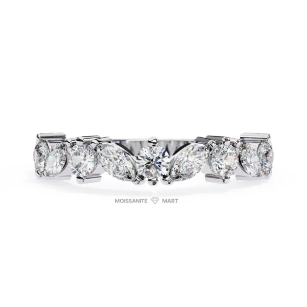 Moissanite Band 925 Silver - Moissanite Diamond Ring (3)