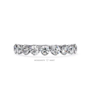 Elegant Moissanite Infinity Band Ring