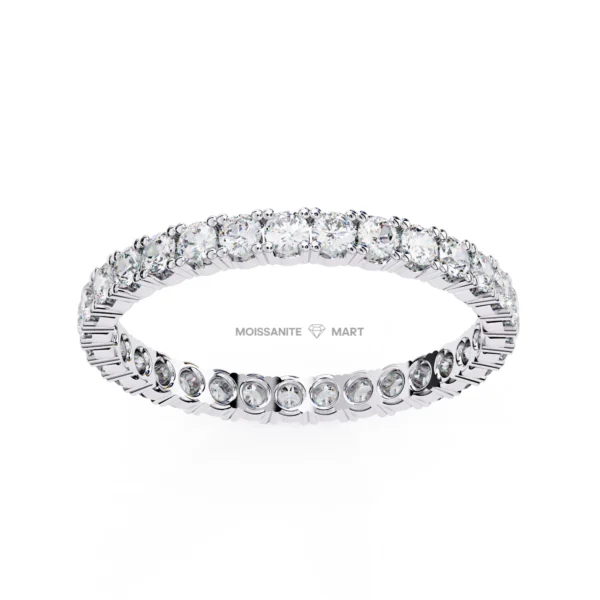 Moissanite Band 925 Silver - Moissanite Diamond Ring (4)