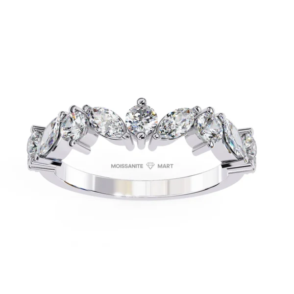 Moissanite Band 925 Silver - Moissanite Diamond Ring (4)