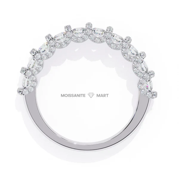 Moissanite Band 925 Silver - Moissanite Diamond Ring (4)