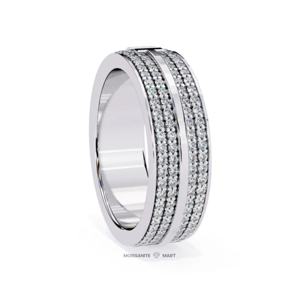 Moissanite Band 925 Silver - Moissanite Diamond Ring (4)
