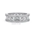 Moissanite Band 925 Silver - Moissanite Diamond Ring (4)