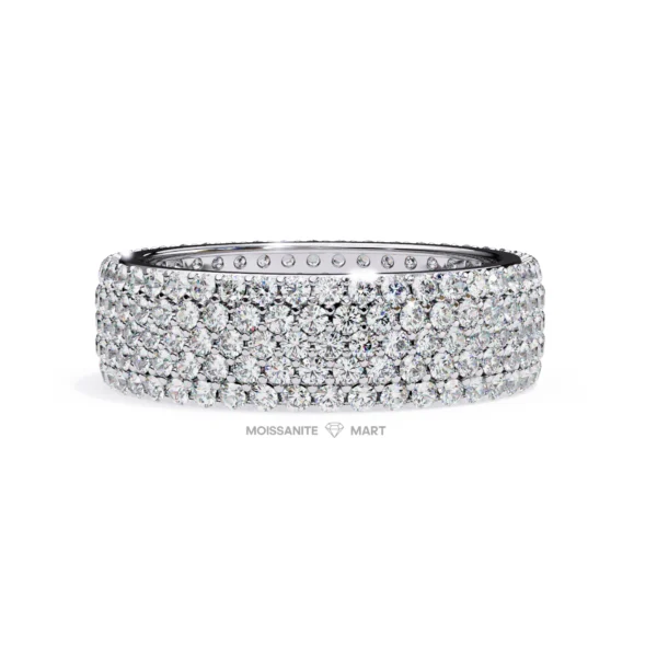 Moissanite Band 925 Silver - Moissanite Diamond Ring (5)