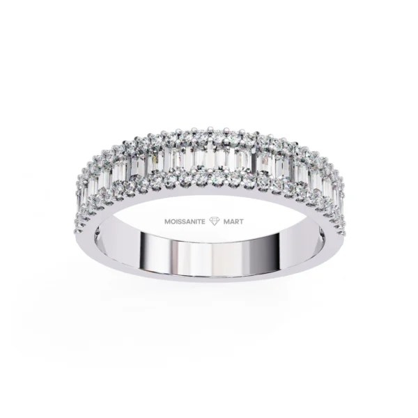 Moissanite Band 925 Silver - Moissanite Diamond Ring (6)
