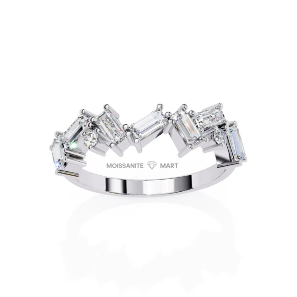 Moissanite Band 925 Silver - Moissanite Diamond Ring (6)