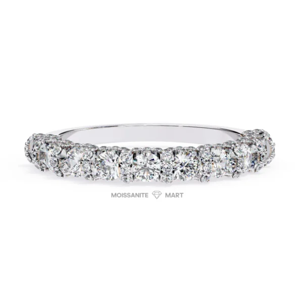 Moissanite Band 925 Silver - Moissanite Diamond Ring (7)