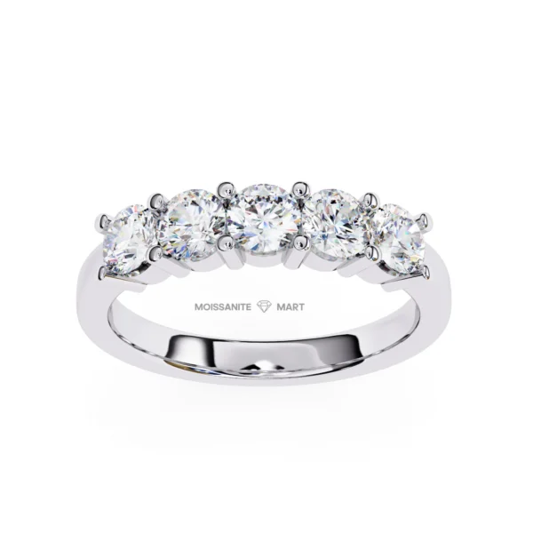 Moissanite Band 925 Silver - Moissanite Diamond Ring (7)