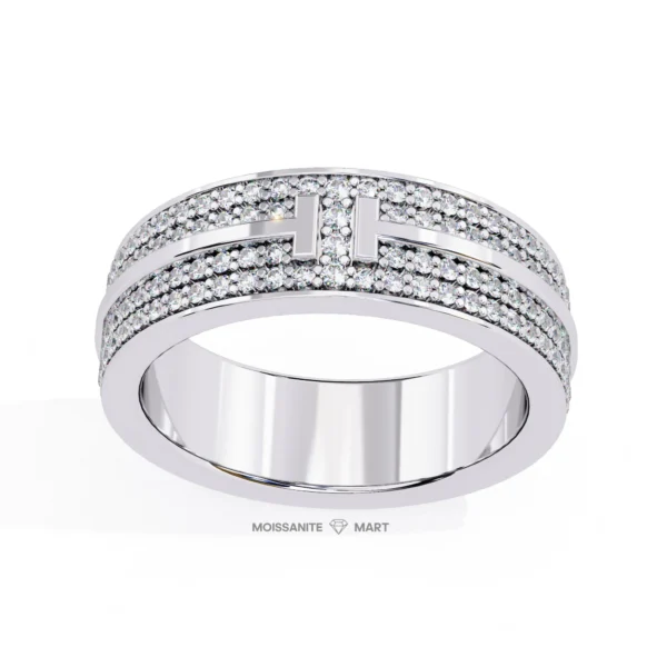 Moissanite Band 925 Silver - Moissanite Diamond Ring (7)