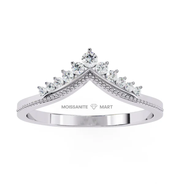 Moissanite Band 925 Silver - Moissanite Diamond Ring (7)