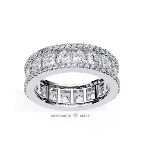 Moissanite Band 925 Silver - Moissanite Diamond Ring (7)