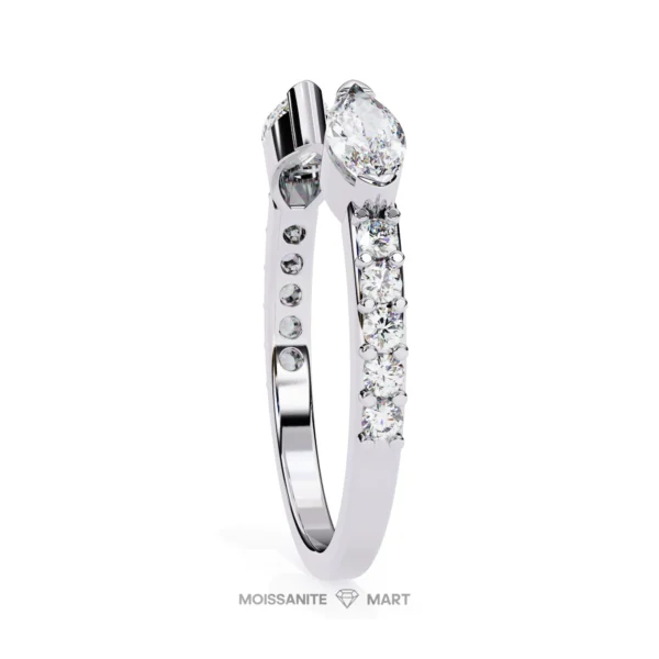 Moissanite Band 925 Silver - Moissanite Diamond Ring (8)