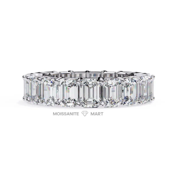 Moissanite Band 925 Silver - Moissanite Diamond Ring (8)