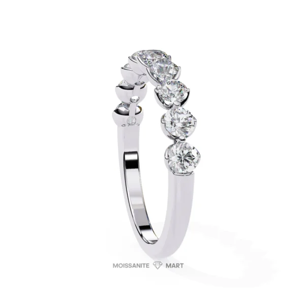 Moissanite Band 925 Silver - Moissanite Diamond Ring (9)