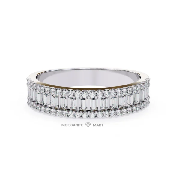 Moissanite Band 925 Silver - Moissanite Diamond Ring (9)