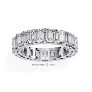 Dreamy Aurora Moissanite Diamond Band - Ring
