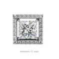 Moissanite Diamond GRA Certified Earrings Tops Studs for Women (1)