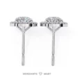 Moissanite Diamond GRA Certified Earrings Tops Studs for Women (1)