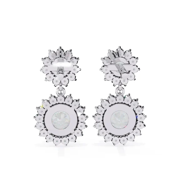 Moissanite Diamond GRA Certified Earrings Tops Studs for Women (10)