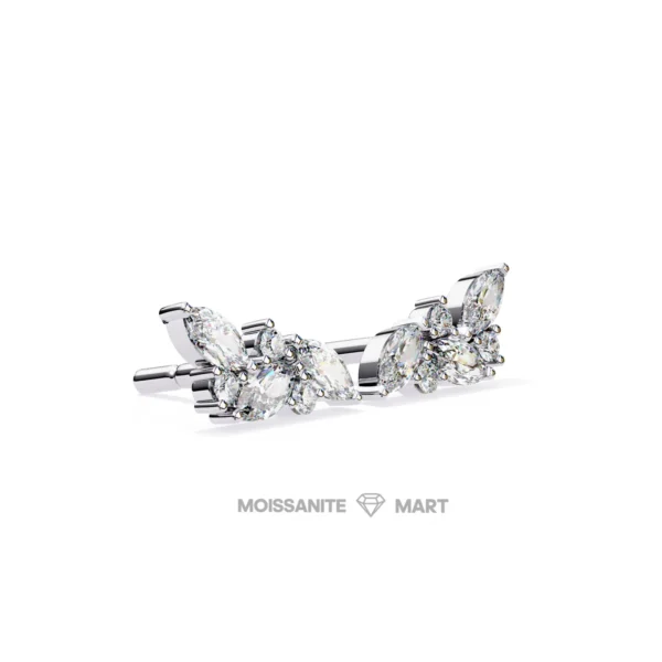 Moissanite Diamond GRA Certified Earrings Tops Studs for Women (11)