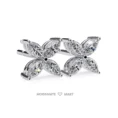 Moissanite Diamond GRA Certified Earrings Tops Studs for Women (11)