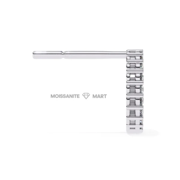 Moissanite Diamond GRA Certified Earrings Tops Studs for Women (11)