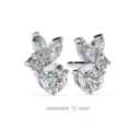 Moissanite Diamond GRA Certified Earrings Tops Studs for Women (12)