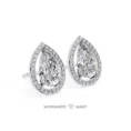 Moissanite Diamond GRA Certified Earrings Tops Studs for Women (2)