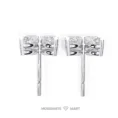 Moissanite Diamond GRA Certified Earrings Tops Studs for Women (2)
