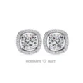Moissanite Diamond GRA Certified Earrings Tops Studs for Women (2)