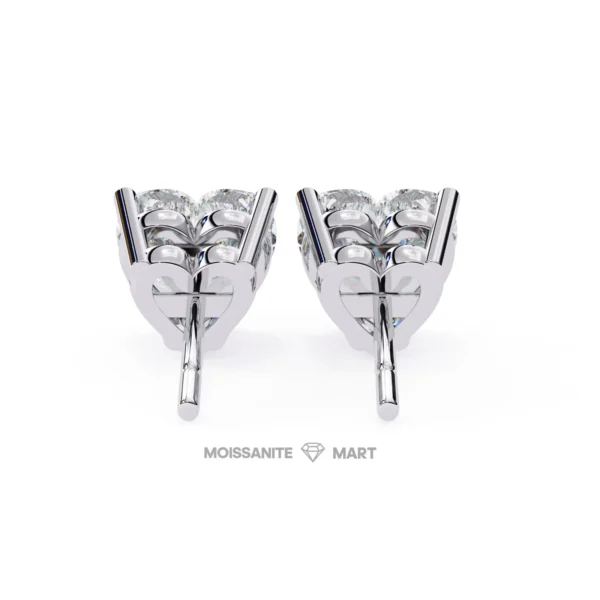 Moissanite Diamond GRA Certified Earrings Tops Studs for Women (2)