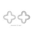 Moissanite Diamond GRA Certified Earrings Tops Studs for Women (2)