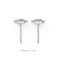Moissanite Diamond GRA Certified Earrings Tops Studs for Women (3)