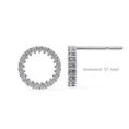 Moissanite Diamond GRA Certified Earrings Tops Studs for Women (3)