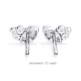 Moissanite Diamond GRA Certified Earrings Tops Studs for Women (3)
